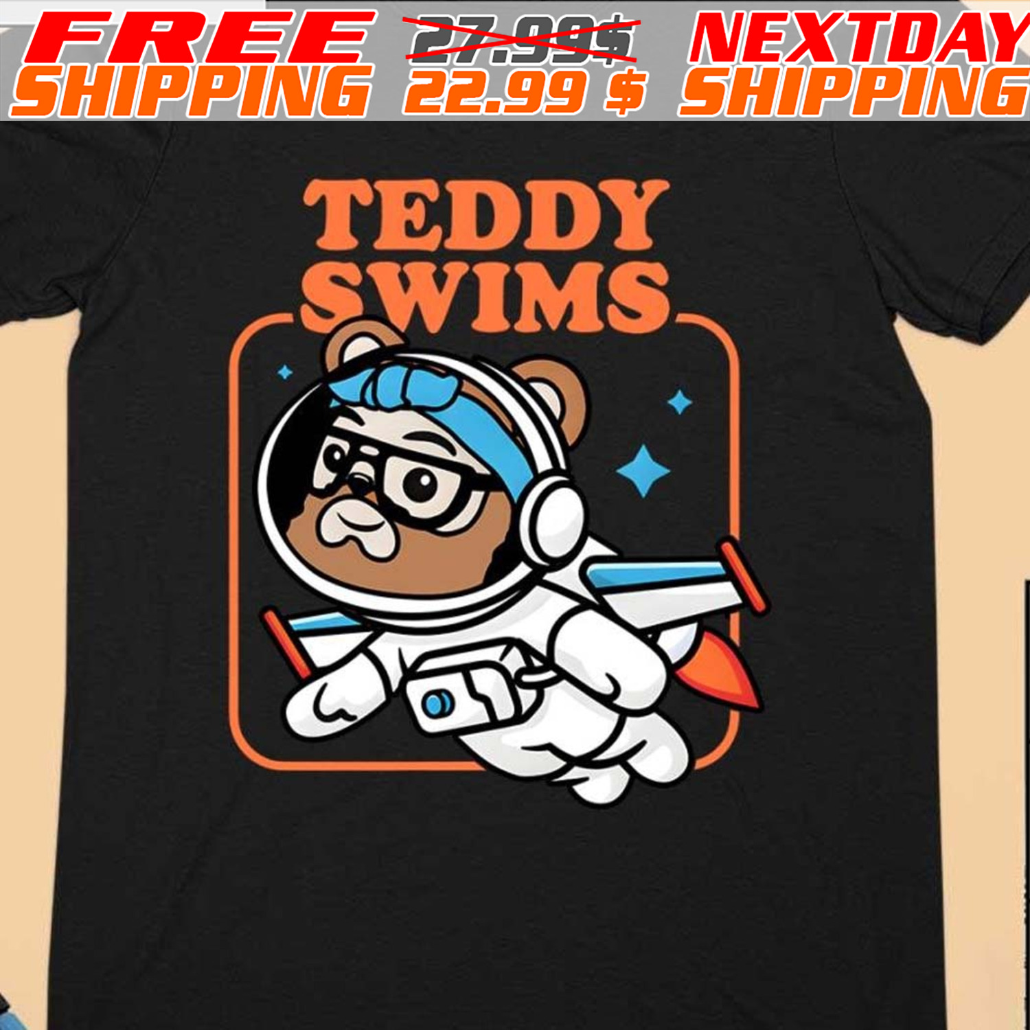 Teddy Swims Swimmy Astronaut Shirt
