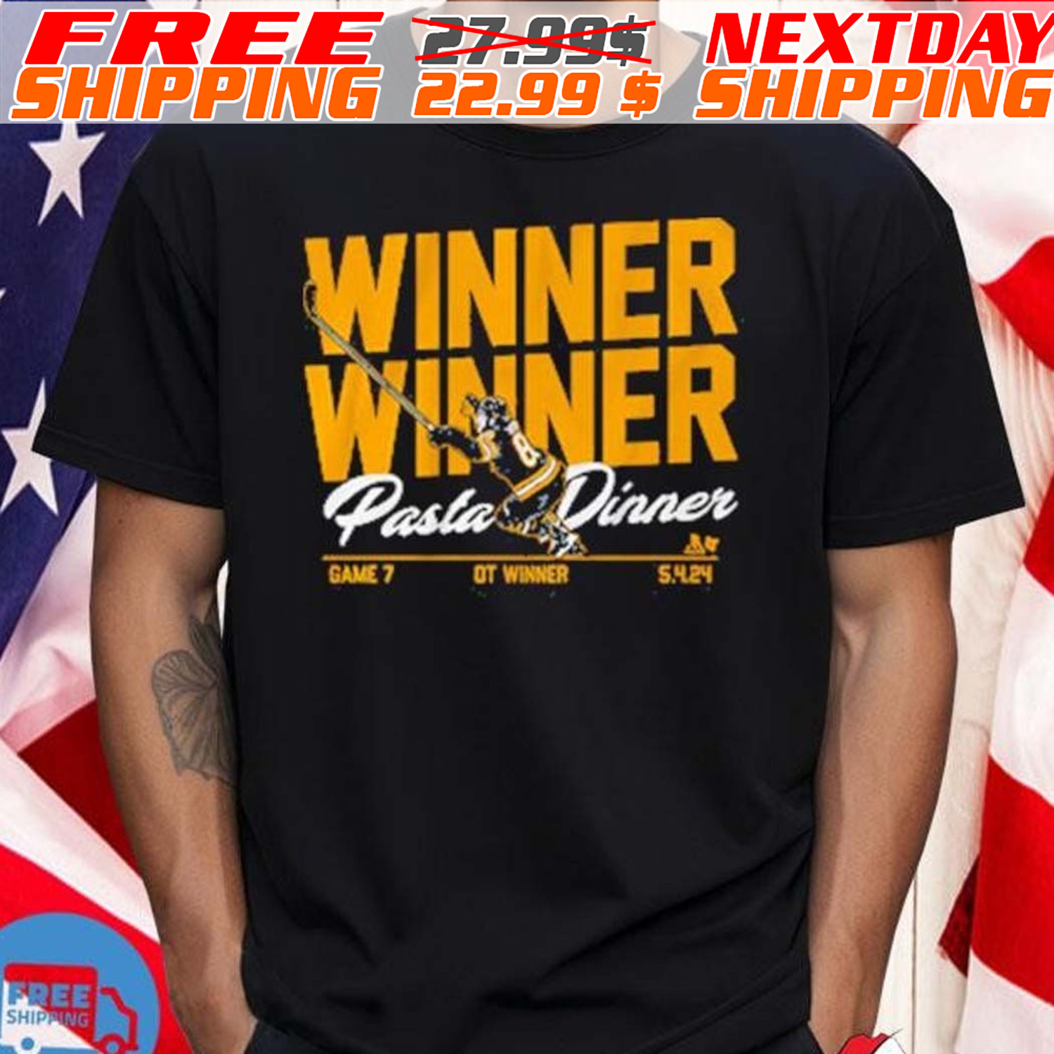 David Pastrnak Winner Winner Pasta Dinner Shirt David Pastrnak Winner Winner Pasta Dinner Shirt