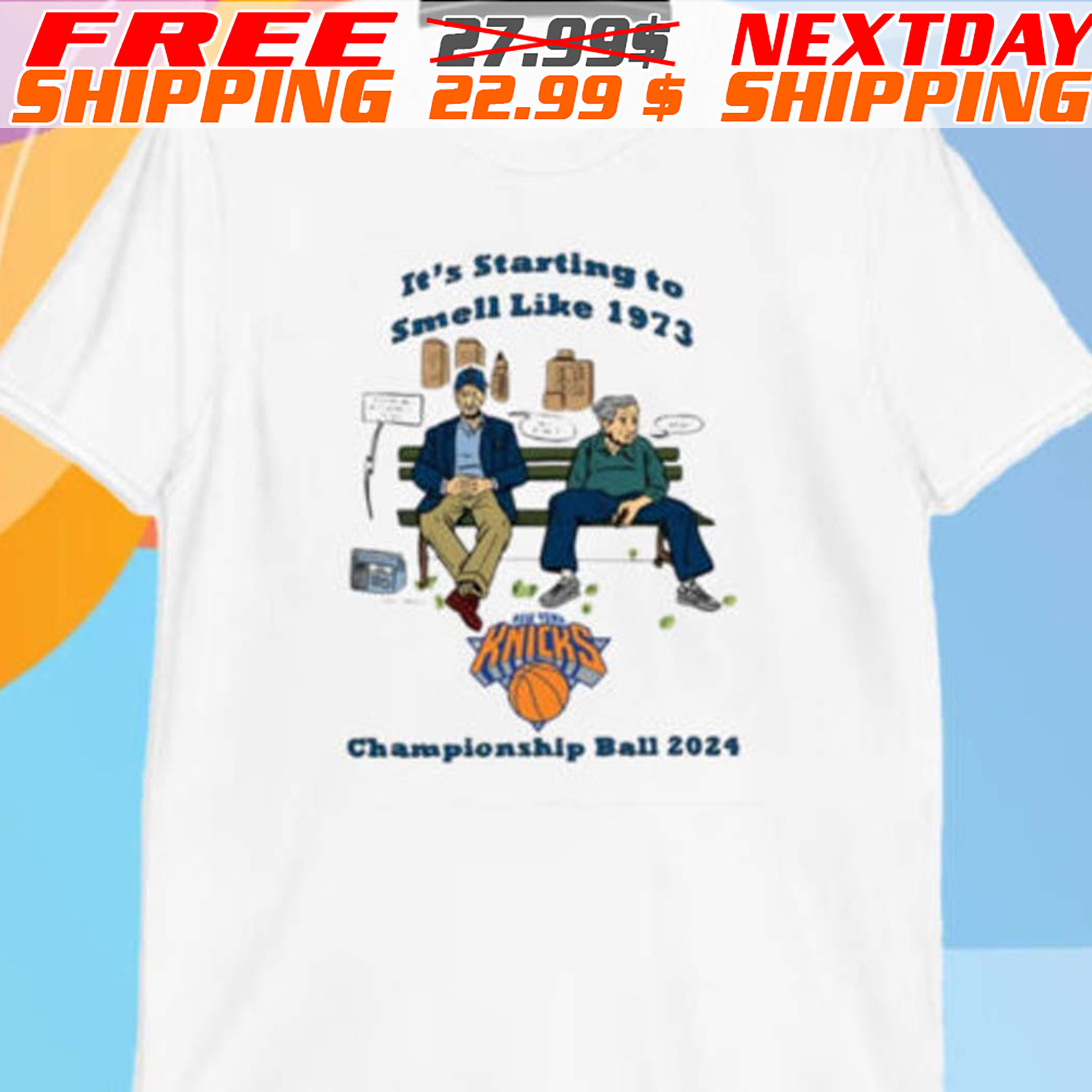 It’s Starting To Smell Like 1973 New York Knicks Championship Ball 2024 Shirt