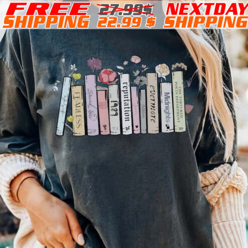 Taylor’s Version Music Albums As Books Vintage Shirt