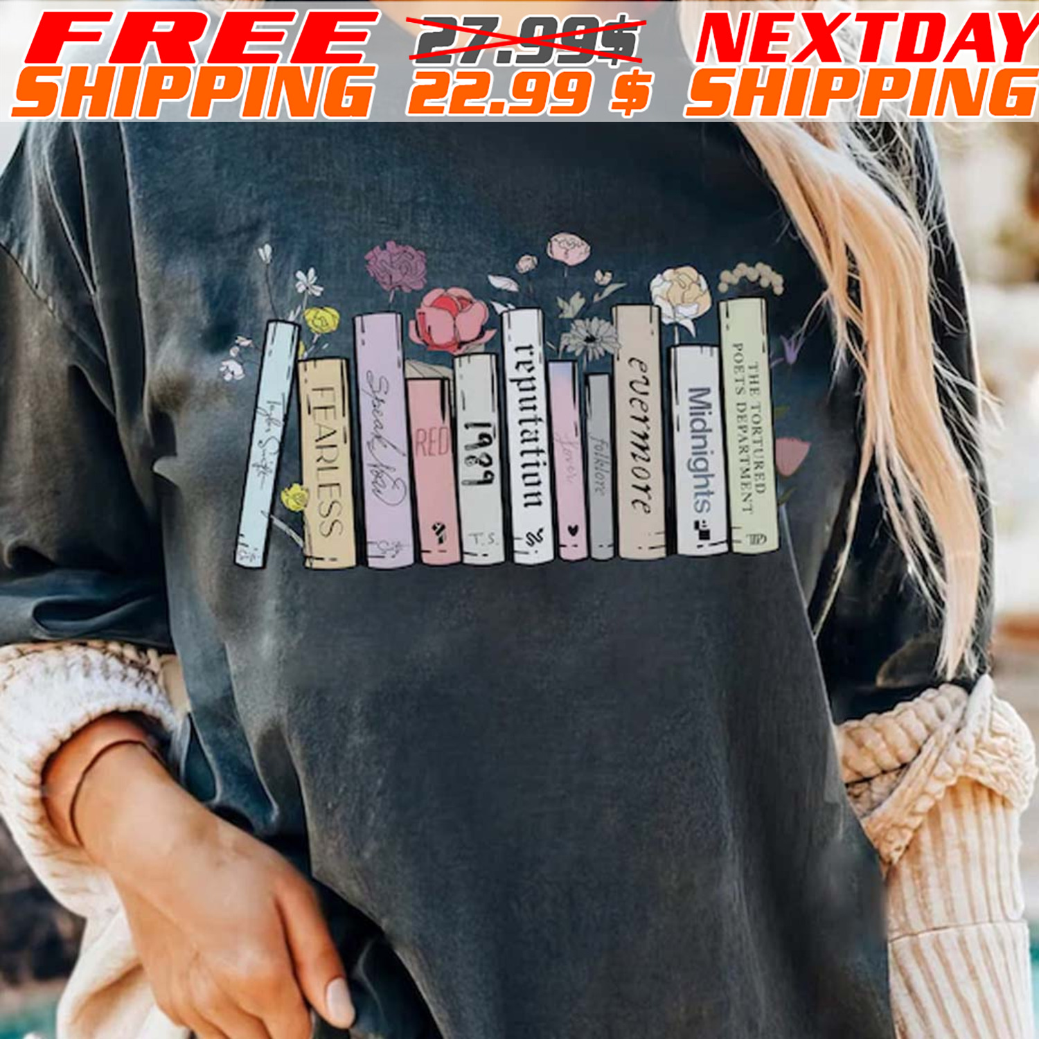 Taylor’s Version Music Albums As Books Vintage Shirt