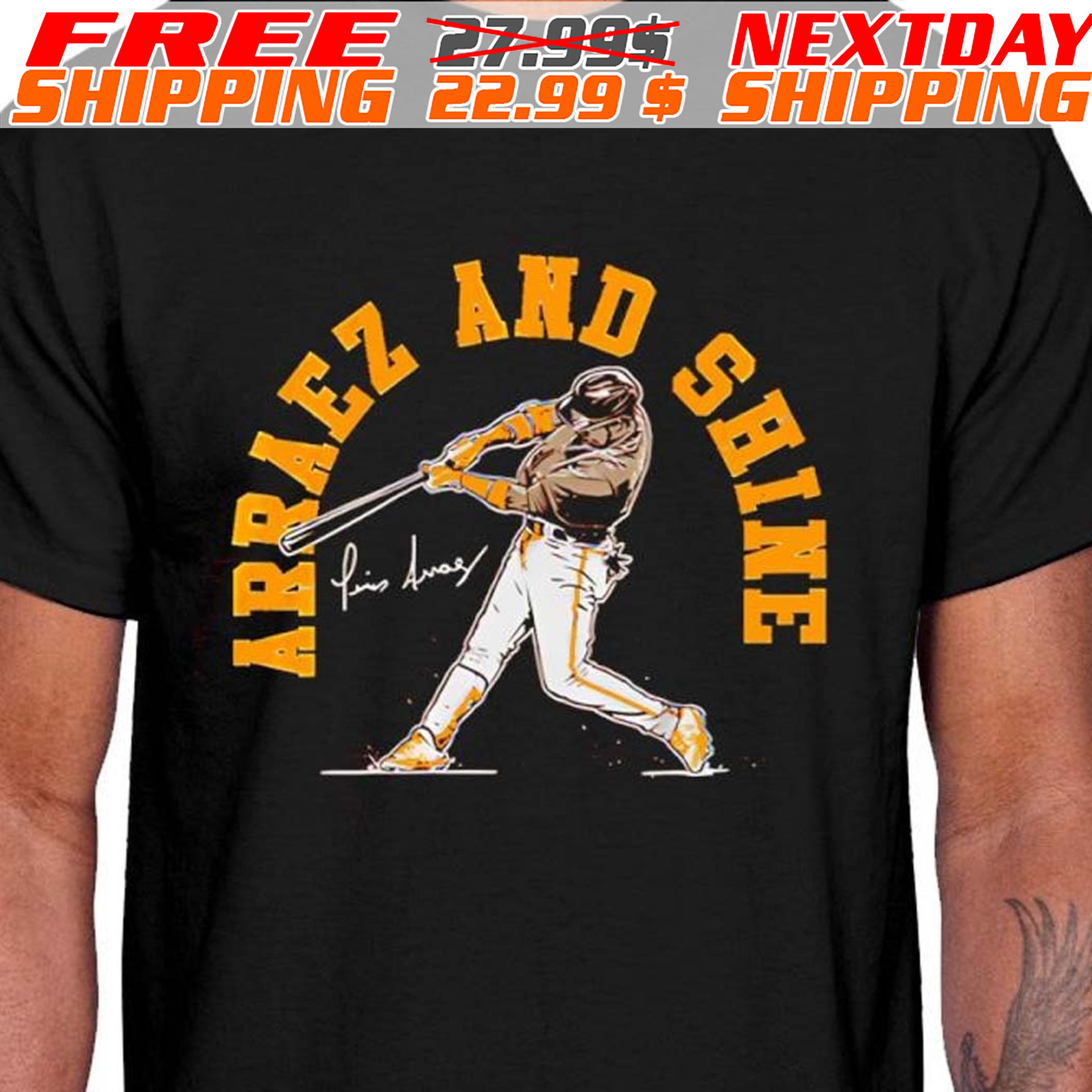 Luis Arraez And Shine San Diego Pardes Baseball Mlb Signature Shirt