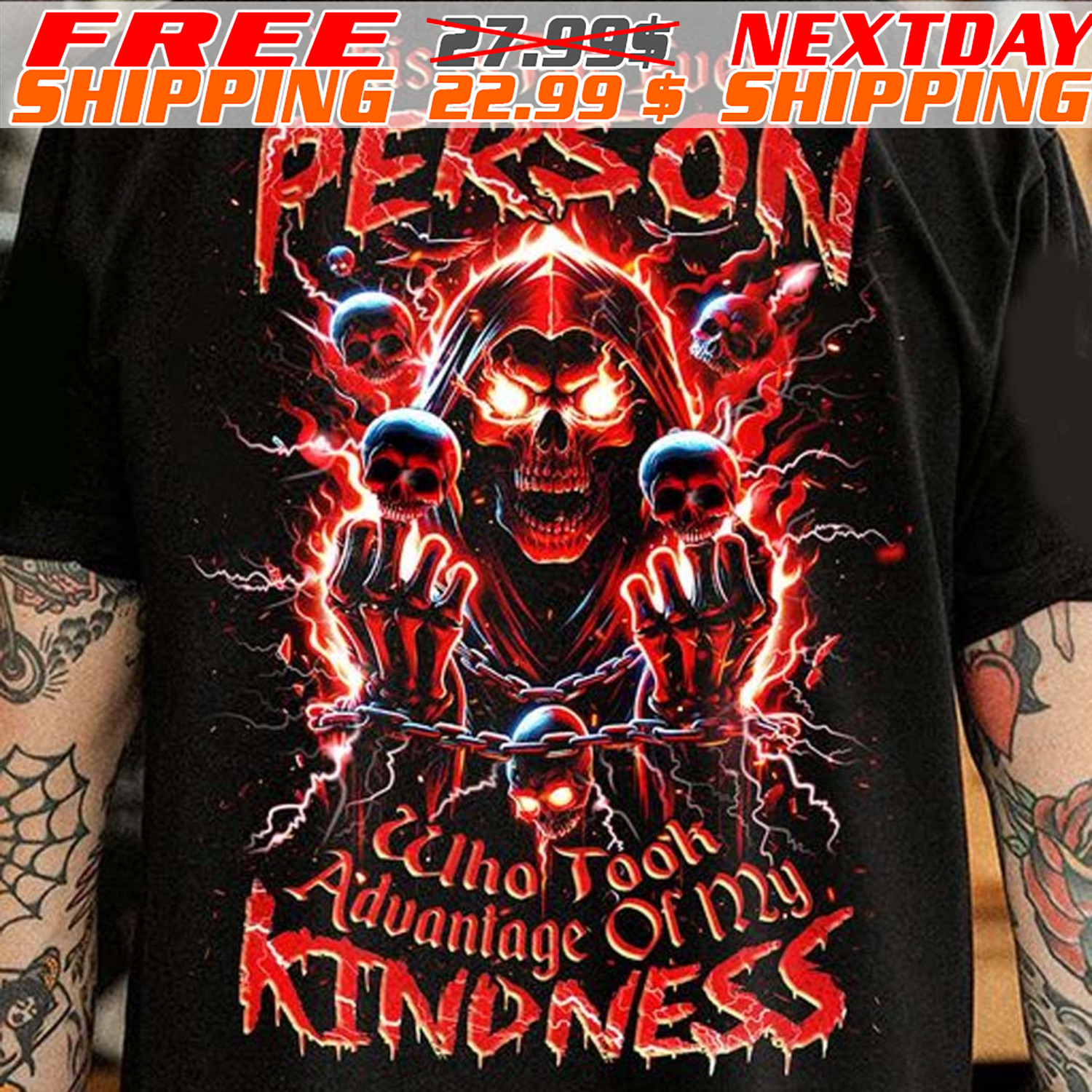 Skeleton Death Fire This Is For Every Person Celho Took Advantage Of Kindness Shirt