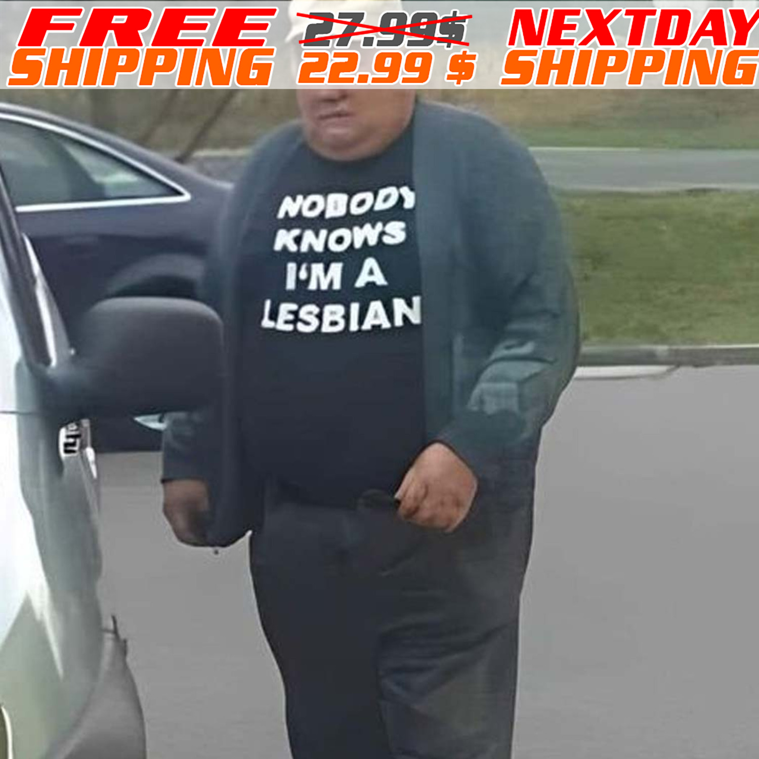 Nobody Knows I'm A Lesbian Shirt