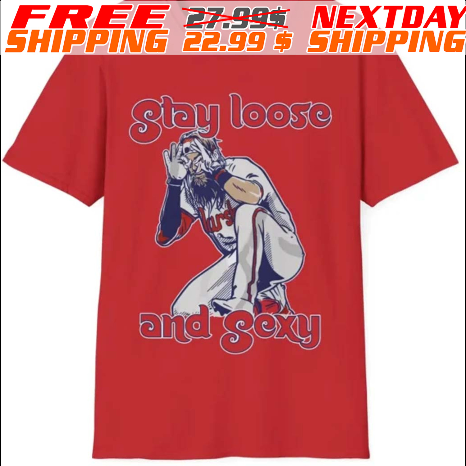Bryce Harper Philadelphia Stay Loose and Sexy Baby Shirt