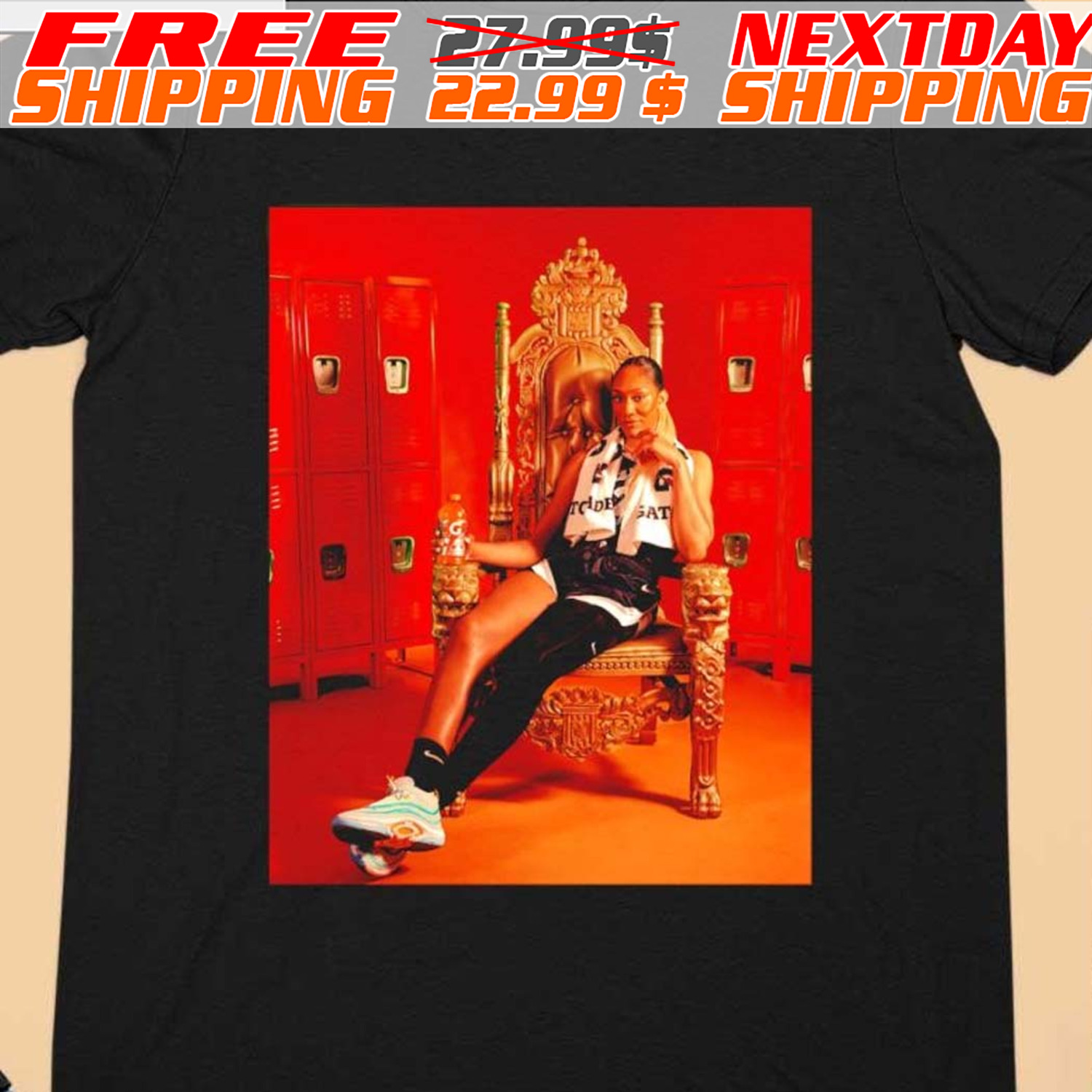 A’ja Wilson Gatorade Photo Shirt
