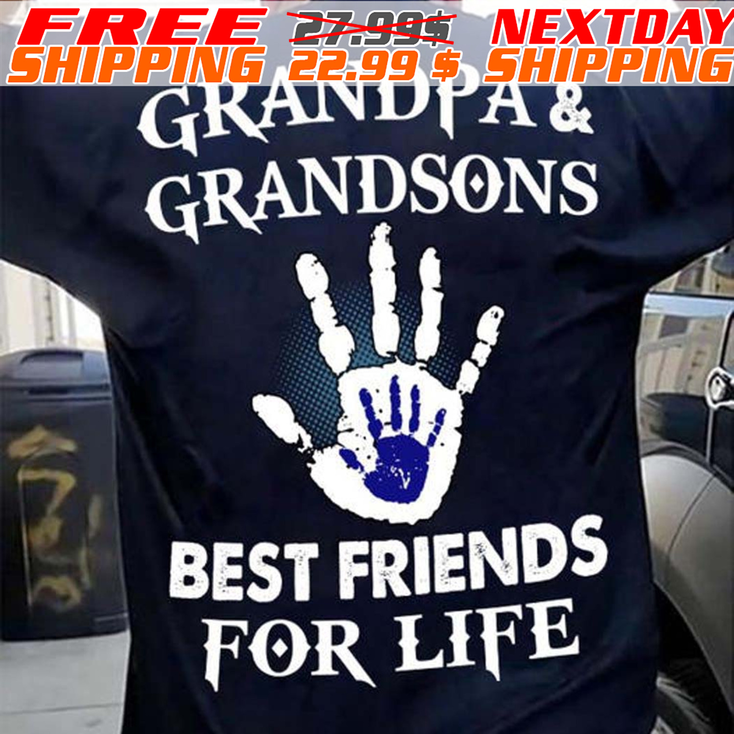 Grandpa And Grandsons Best Friends For Life Shirt