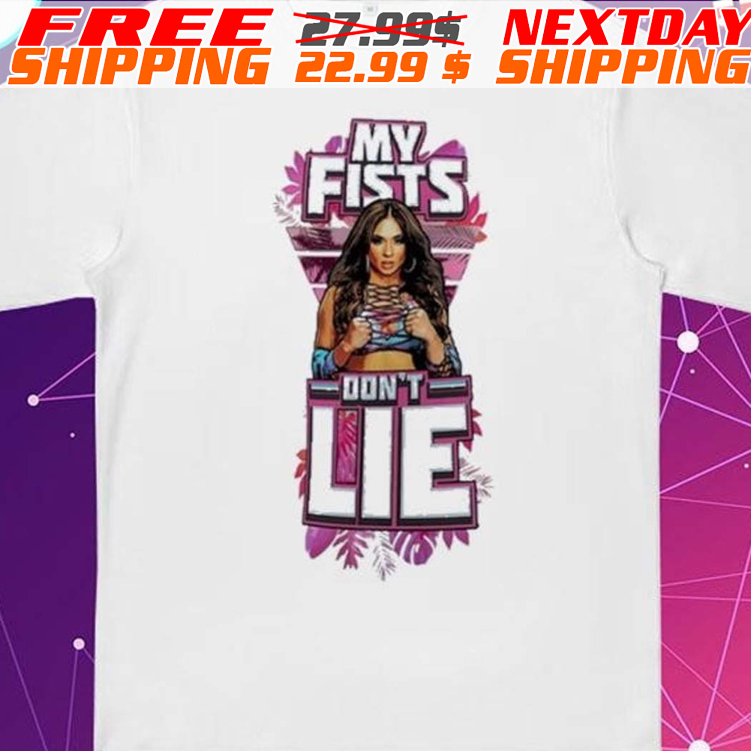 Valerie Loureda My Fists Don’t Lie Shirt