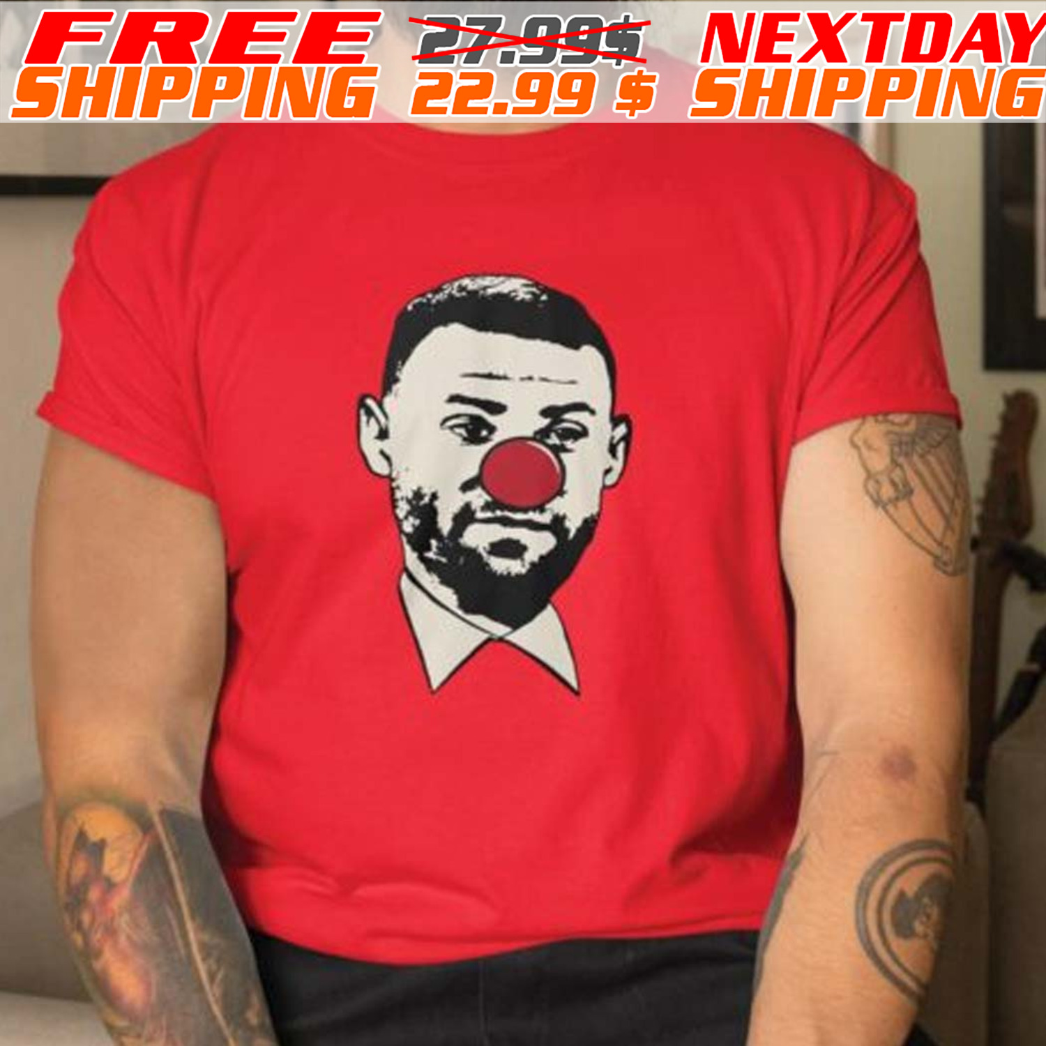 Dave Portnoy Paul Bissonnette Clown Shirt