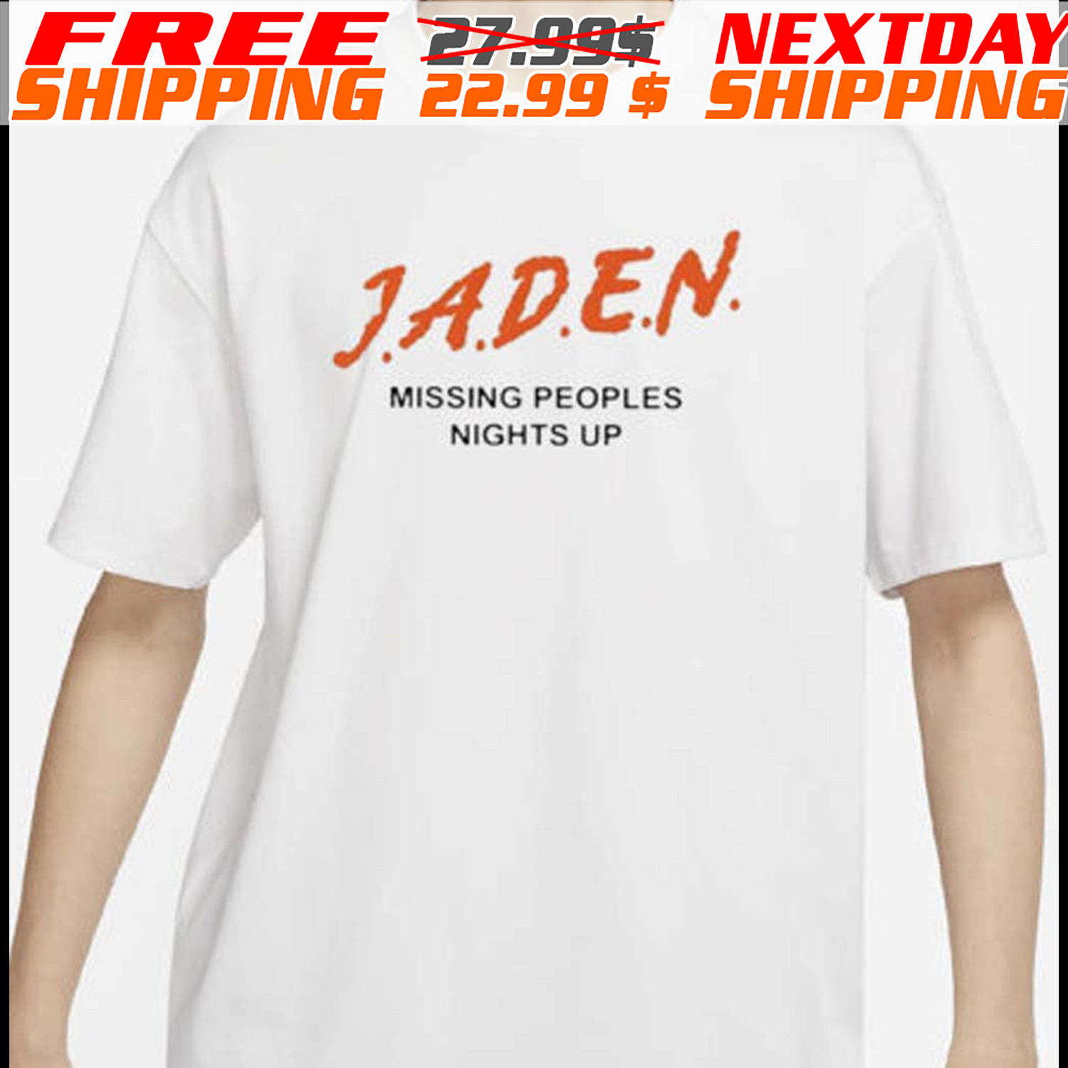 Jaden Missing Peoples Nights Up Shirt