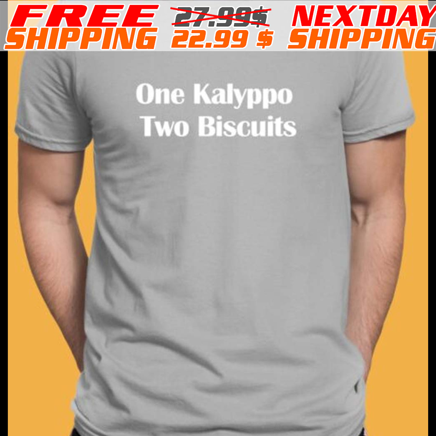 Kwadwo Sheldon One Kalyppo Two Biscuits Shirt