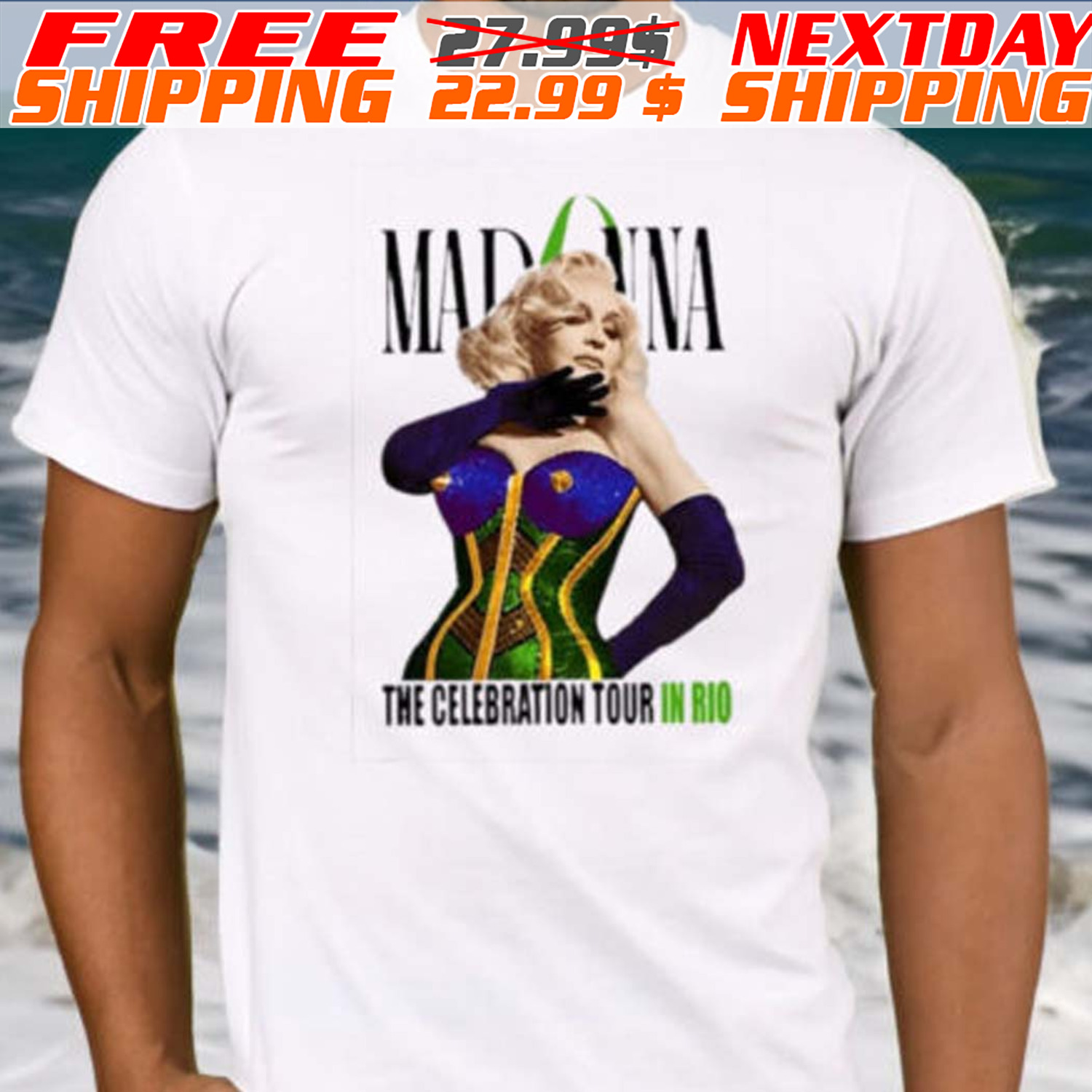 Madonna The Celebration Tour In Rio Shirt