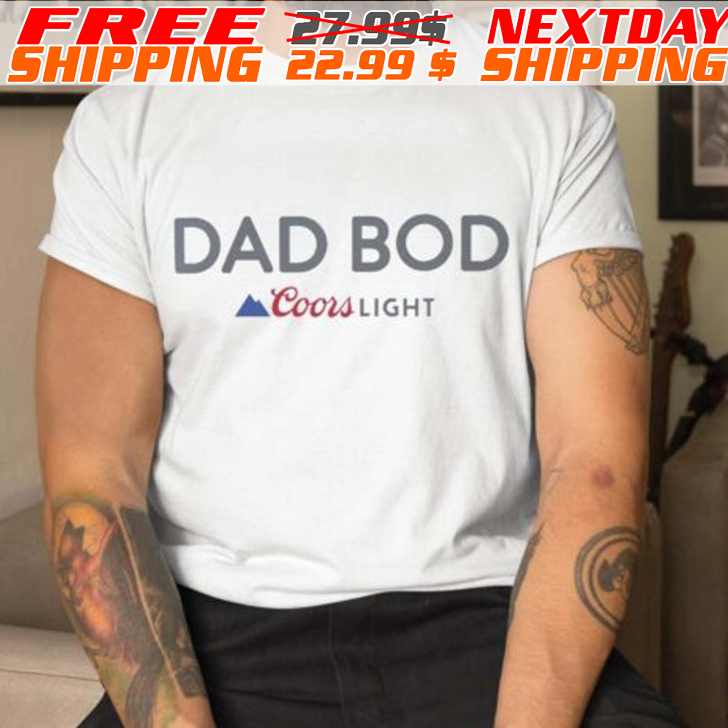 Patrick Mahomes Dad Bod Coors Light Shirt • Picturestees Clothing LLC