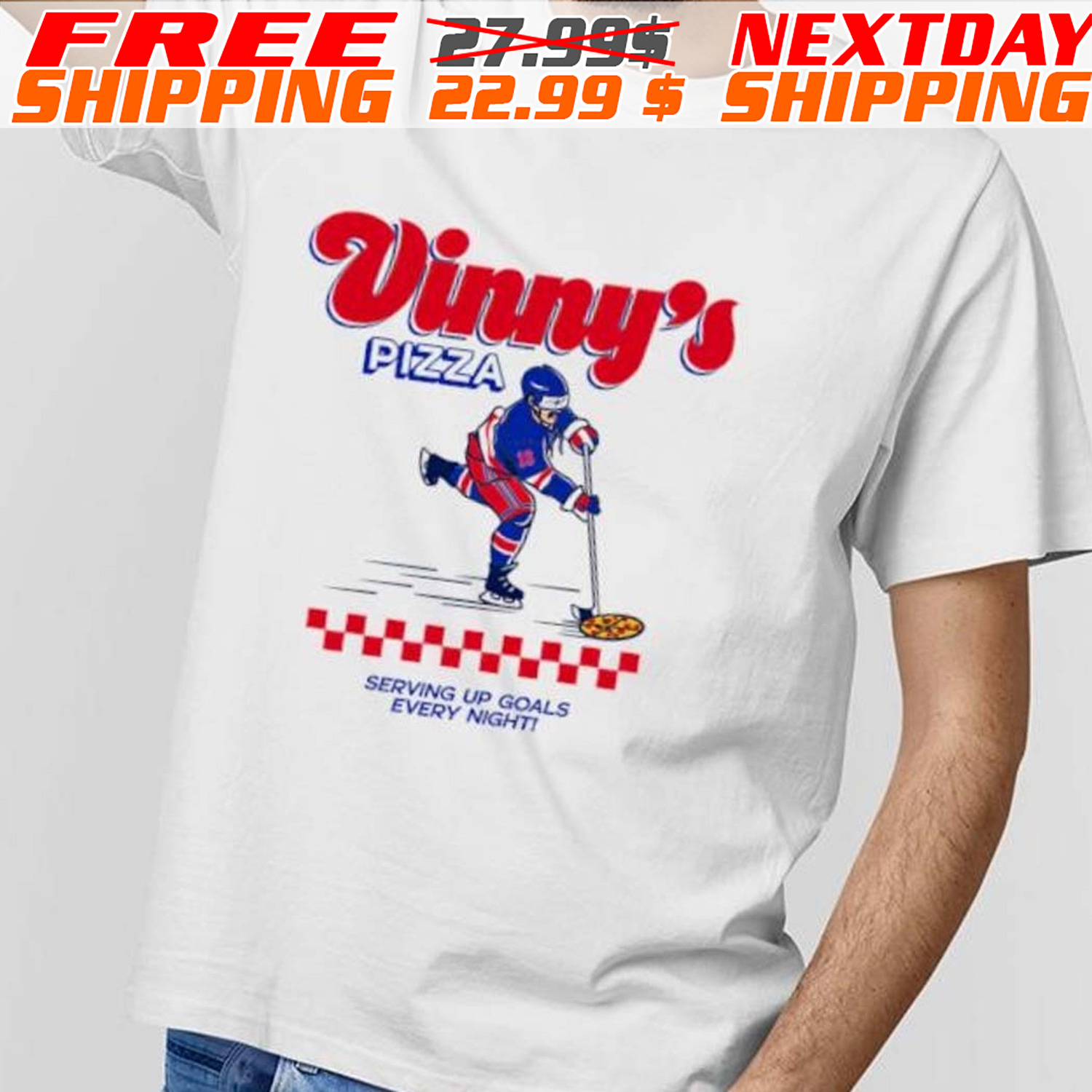 Vinny’s Pizza Serving Up Goals Every Night Shirt