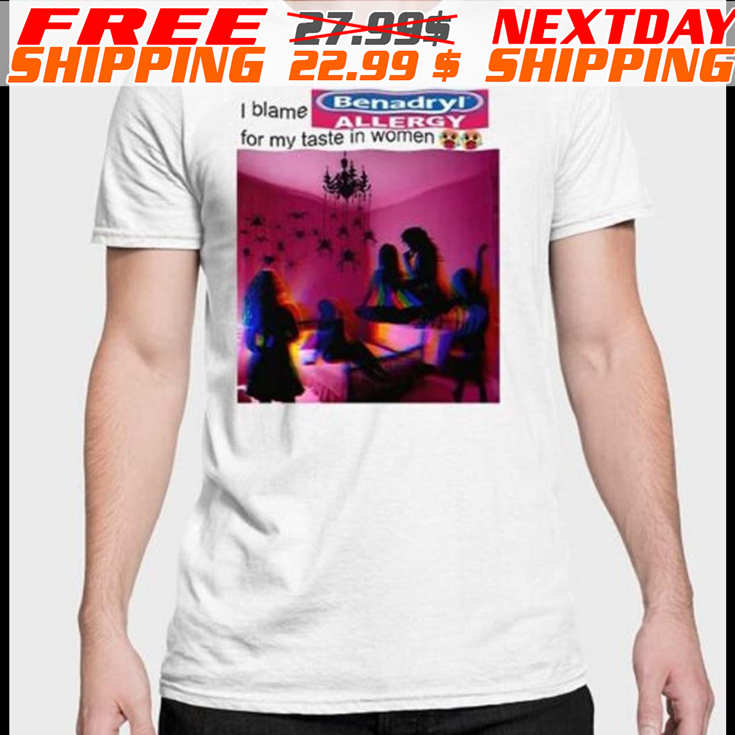 I Blame Benadryl Allergy For My Taste In Women Shirt