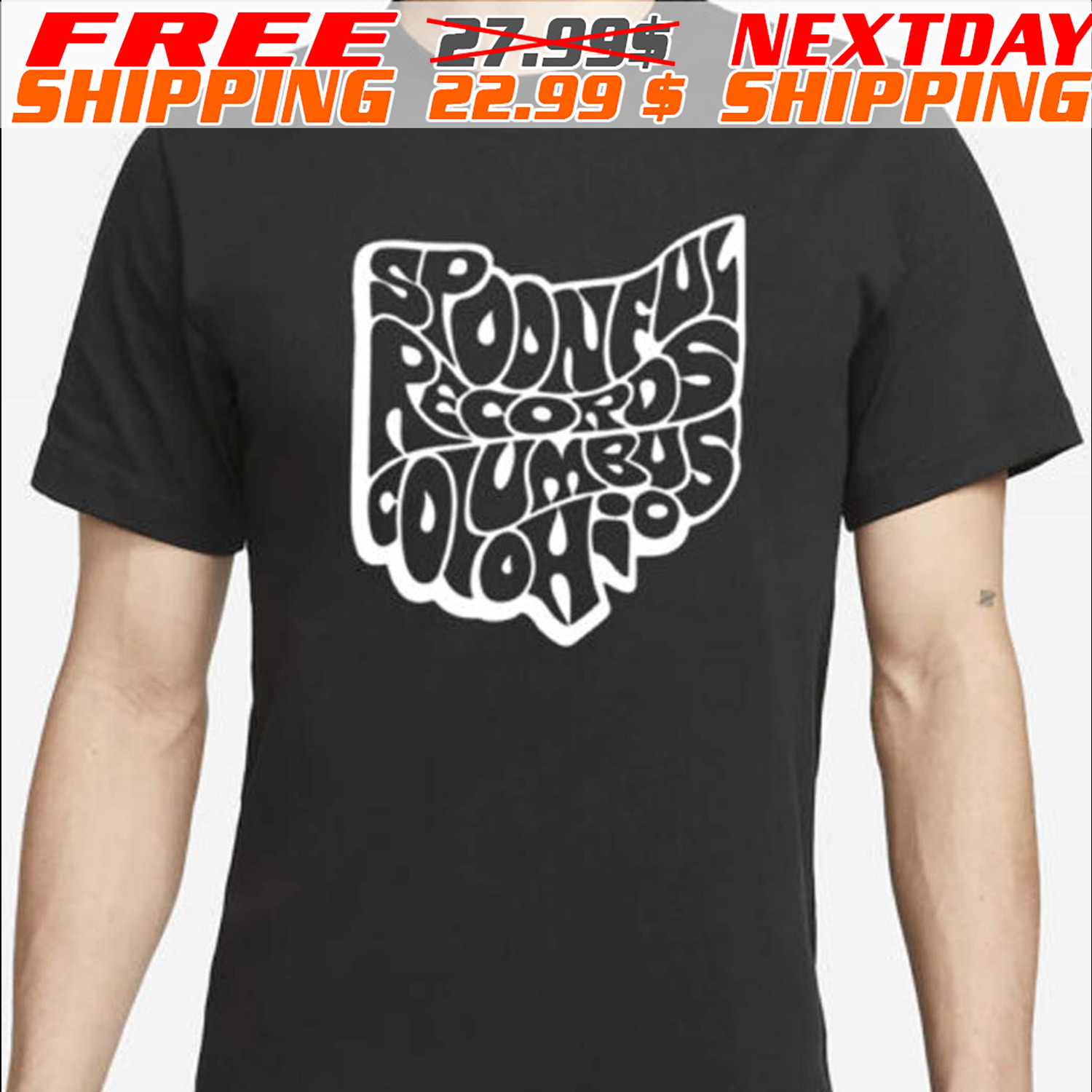 Spoonful Records Columbus Ohio Shirt