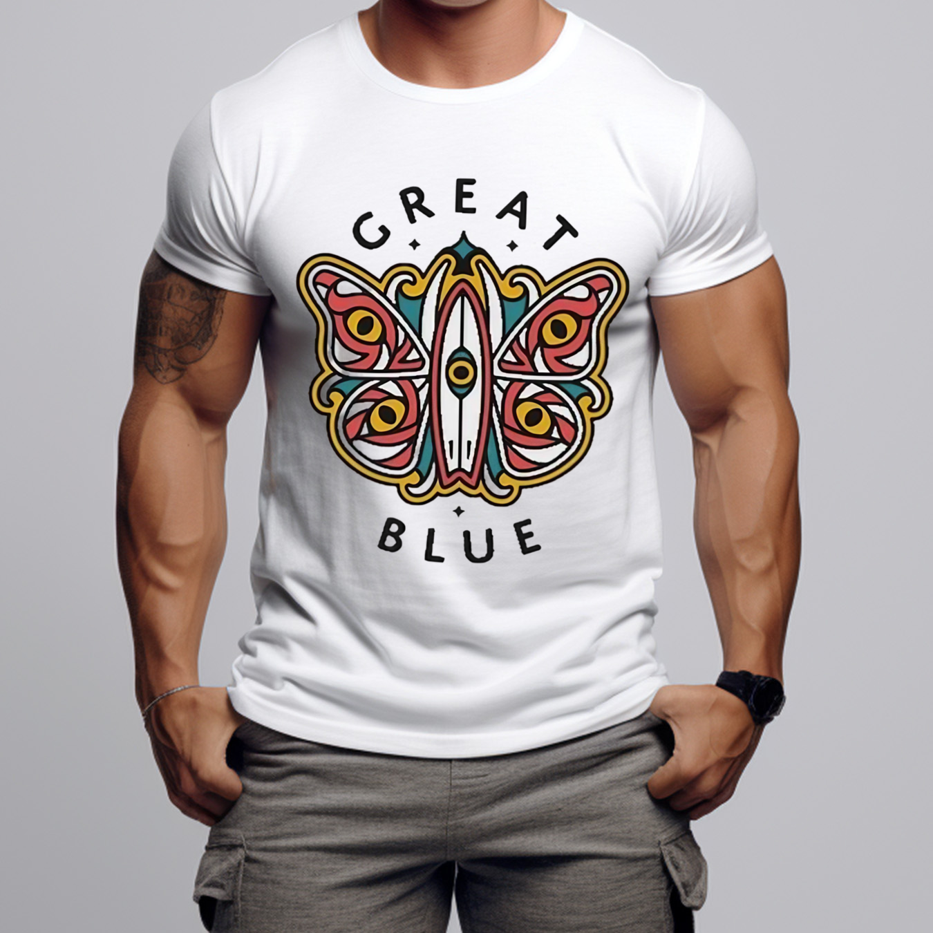 Peter Anspach Great Blue Wave Jammer Shirt