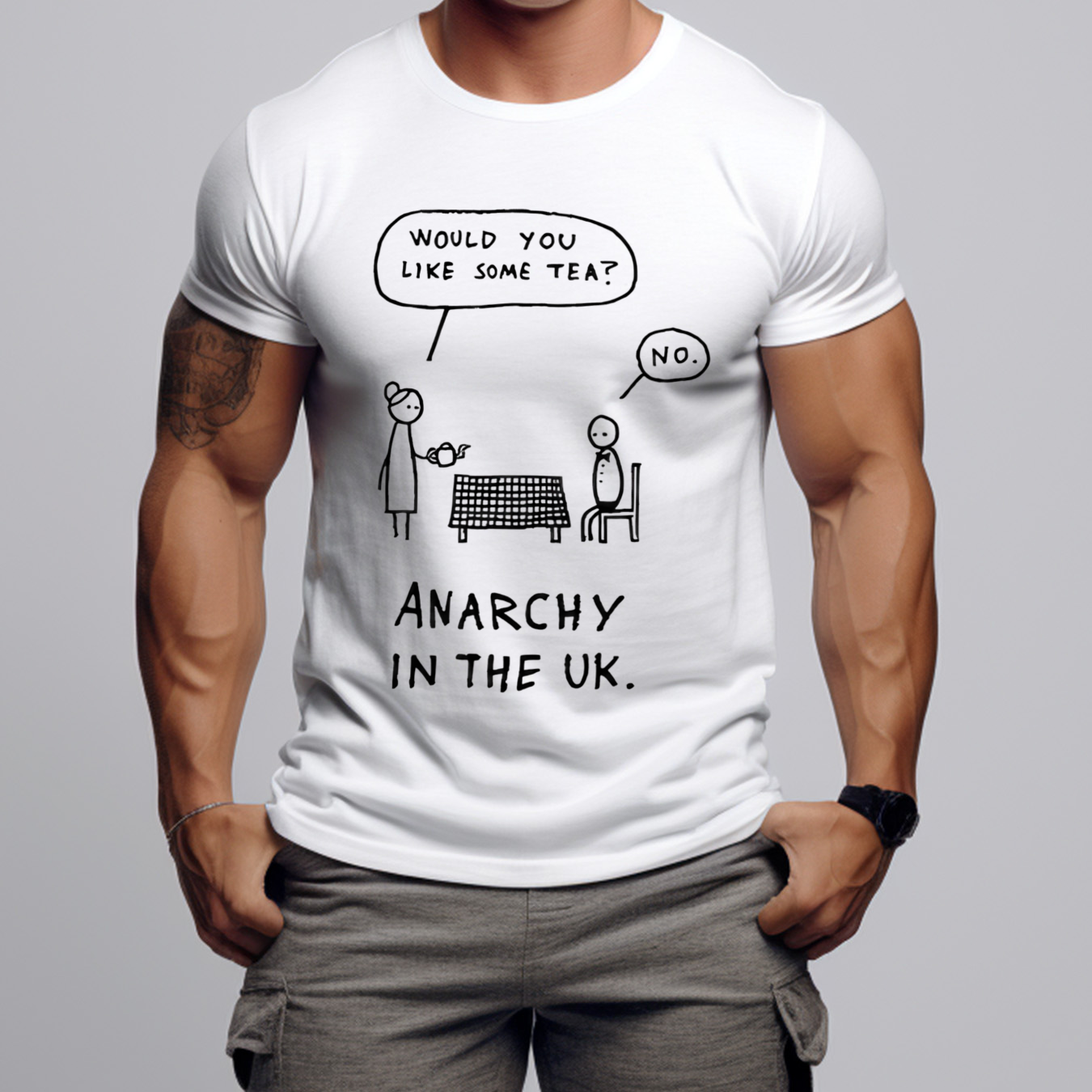 Would You Like Some Tea No Anarchy In The Uk Shirt