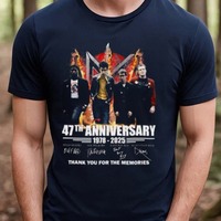 Deep Purple Celebrating 50 Years Of Smoke On The Water 1 More Time Tour Signatures Shirt