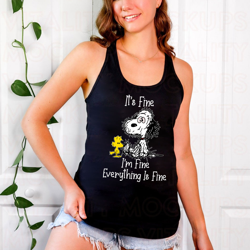 Snoopy And Woodstock It's Fine I'm FIne Everything Is Fine shirt 10 Snoopy And Woodstock It's Fine I'm FIne Everything Is Fine shirt 3 Picturestees Customized Gifts