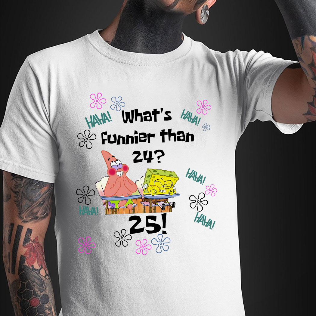 Secret What’s Funnier Than 24 25 Spongebob Retro Vintage shirt 11 Secret What’s Funnier Than 24 25 Spongebob Retro Vintage shirt 4 Picturestees Customized Gifts