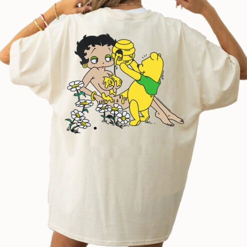 Pooh Bear Honey Boob Betty White shirt
