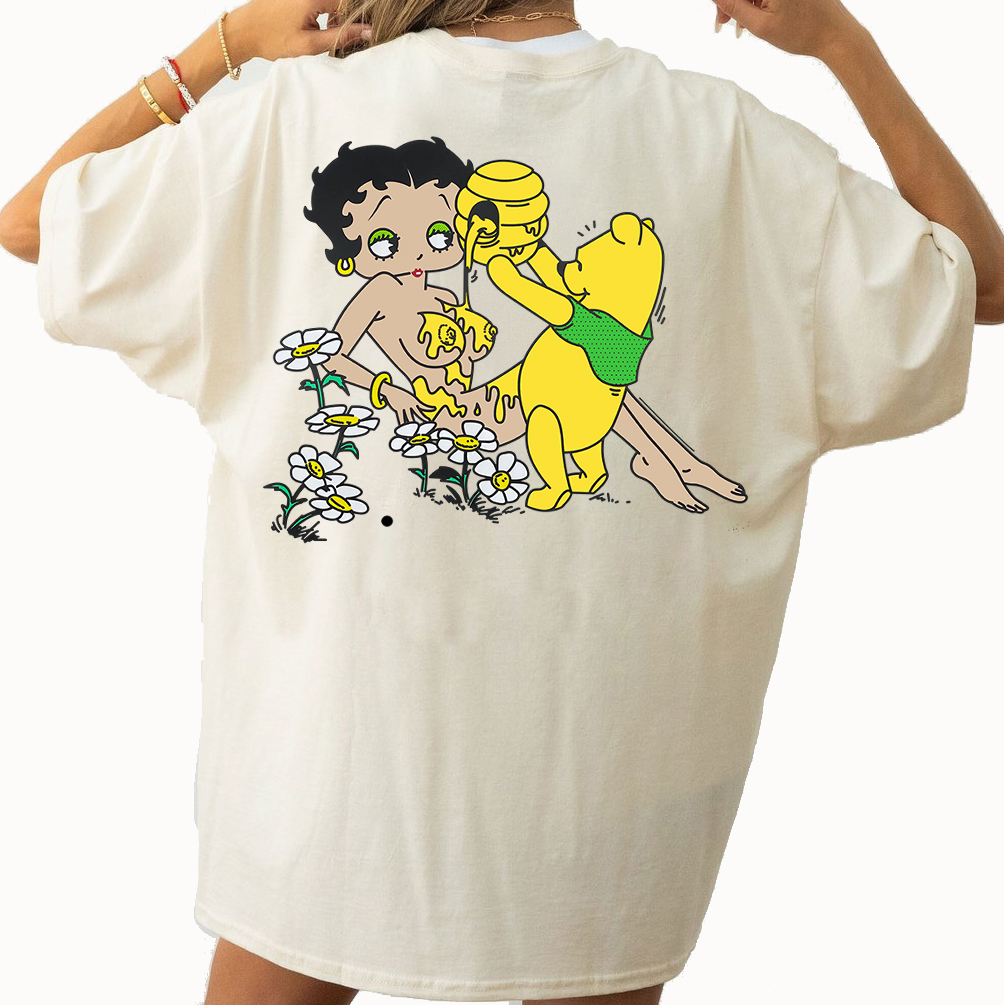 Pooh Bear Honey Boob Betty White shirt