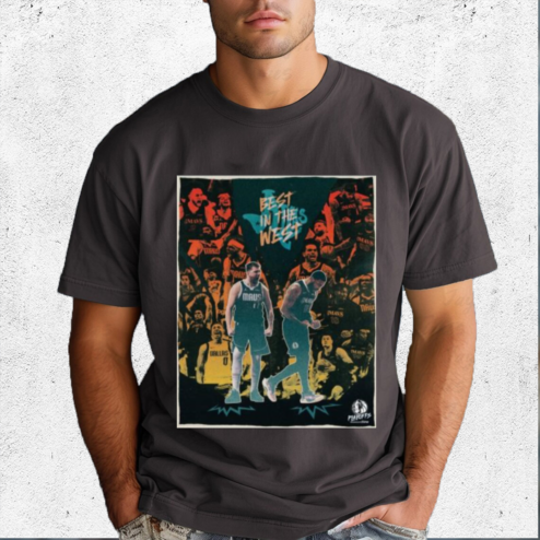 Dallas Mavericks Luka Doncic and Kyrie Irving Best In The West 2024 Shirt