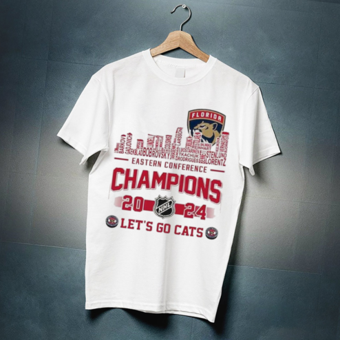 Florida Panthers Eastern Conference Champions 2024 Lets Go Cats Shirt