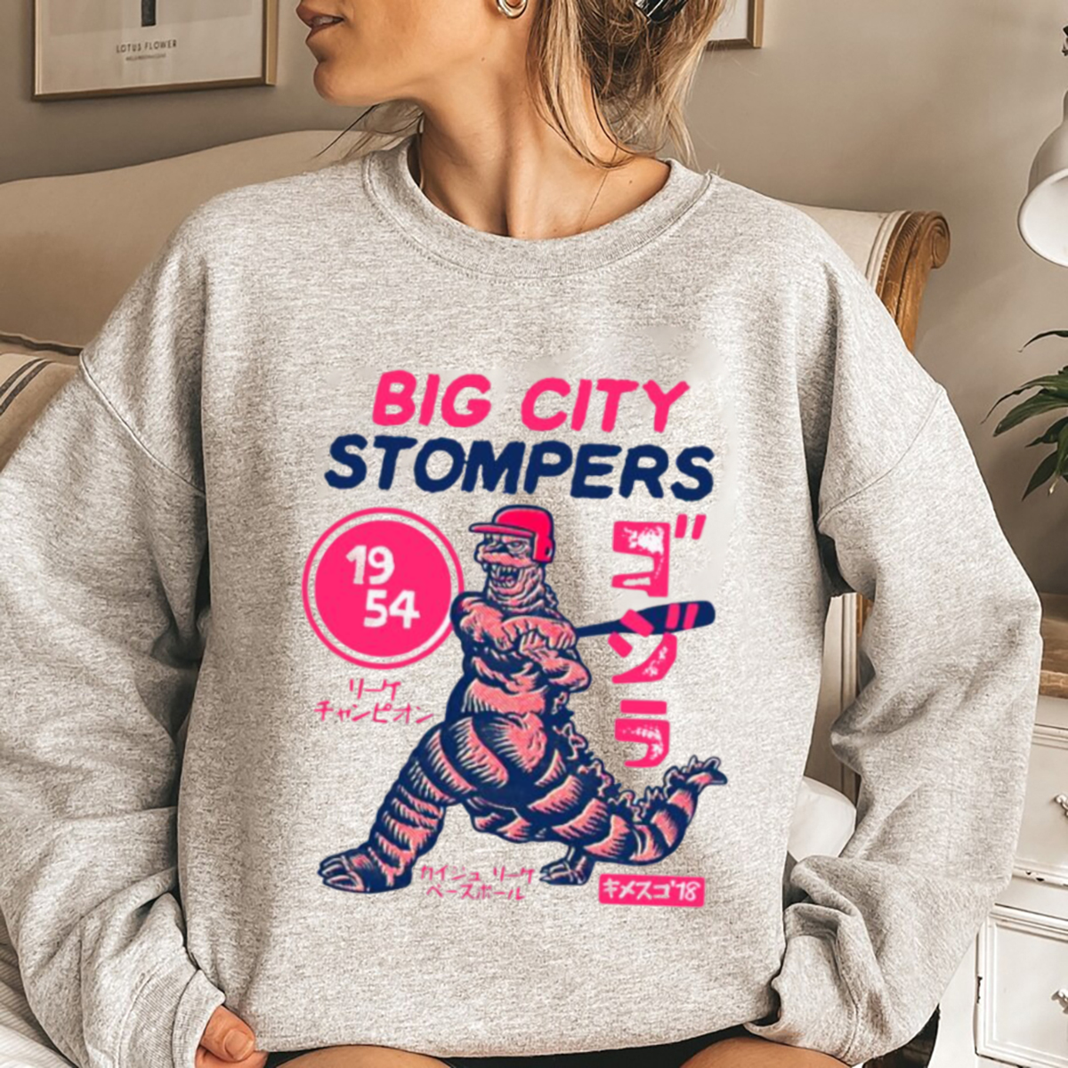 Godzilla Big City Stompers Washed Shirt