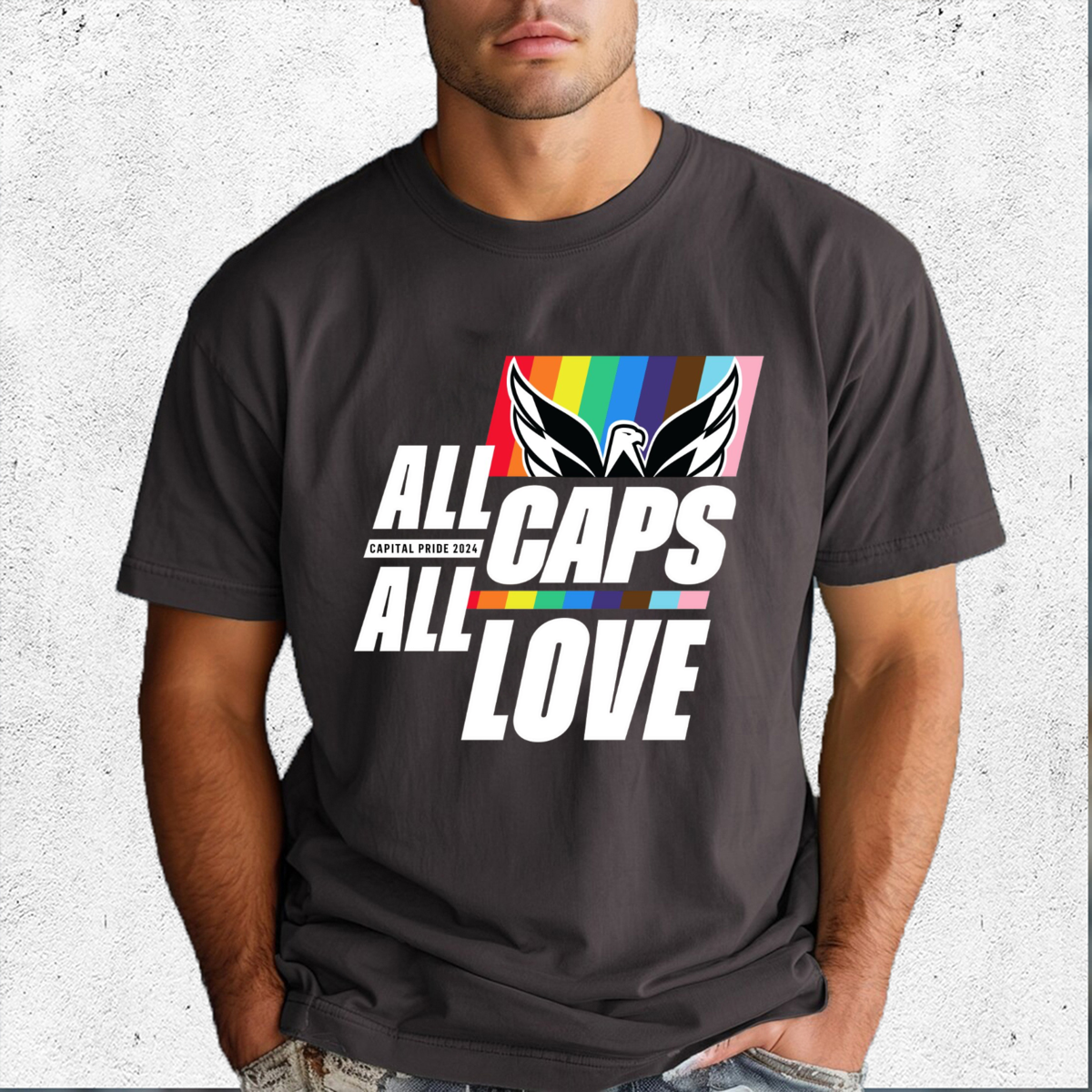 All Capital Pride 2024 All Caps All Love Shirt