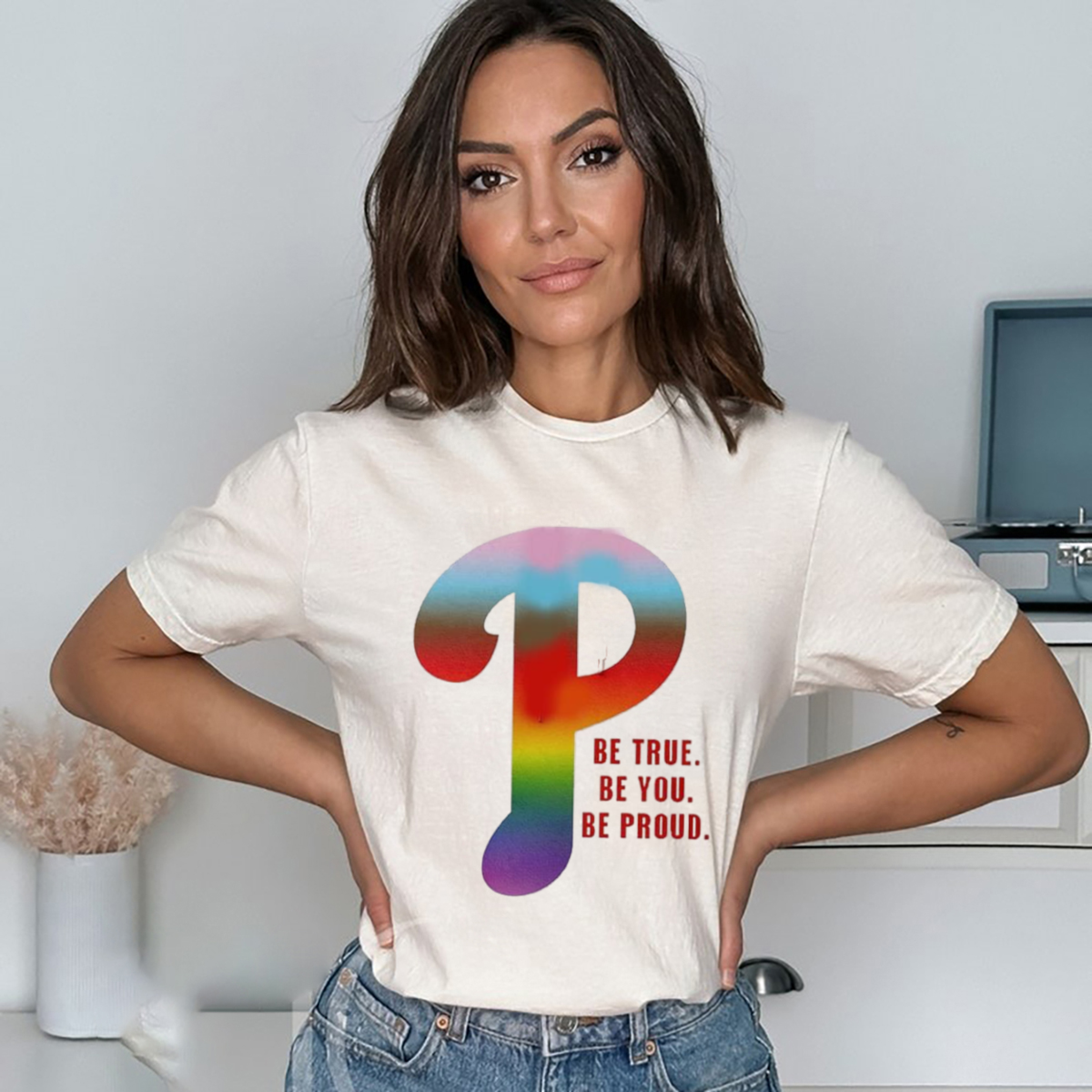 Philadelphia Phillies Be True Be You Be Proud Happy Pride Month Shirt Philadelphia Phillies Be True Be You Be Proud Happy Pride Month Shirt
