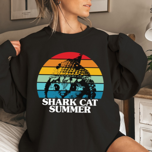Shark Cat Summer Pride Shirt