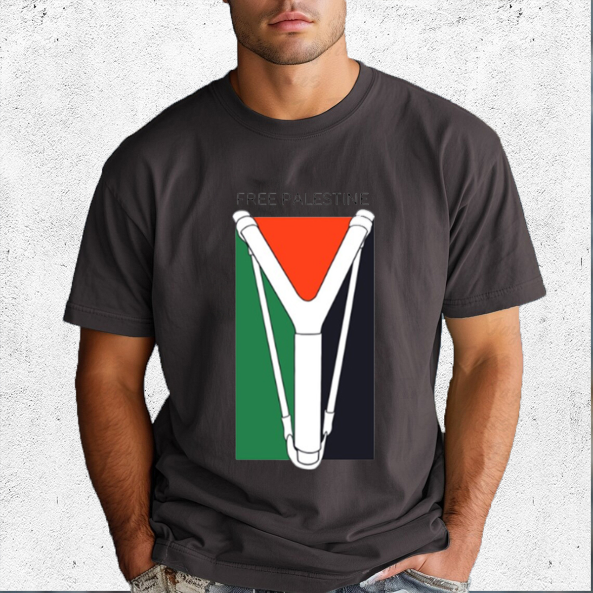 Free Palestine Slingshot Shirt