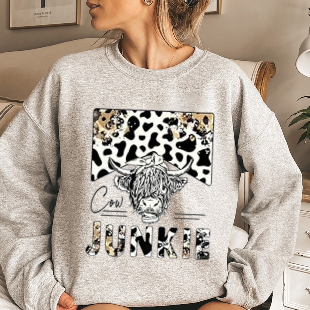 Cow Junkie Leopard Shirt