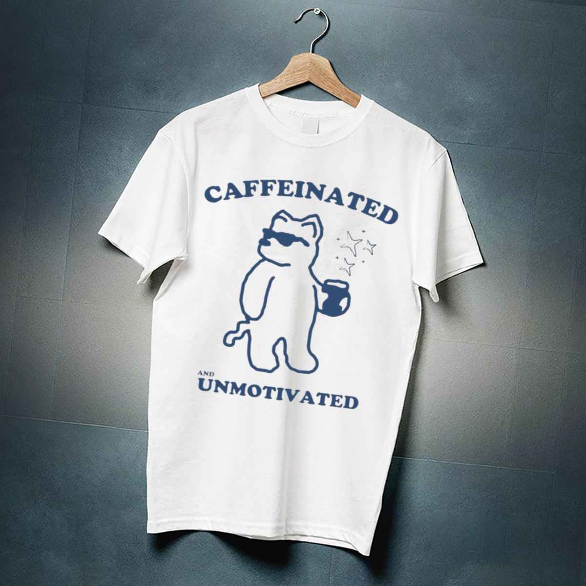 Bear Caffeinated And Unmotivated Shirt