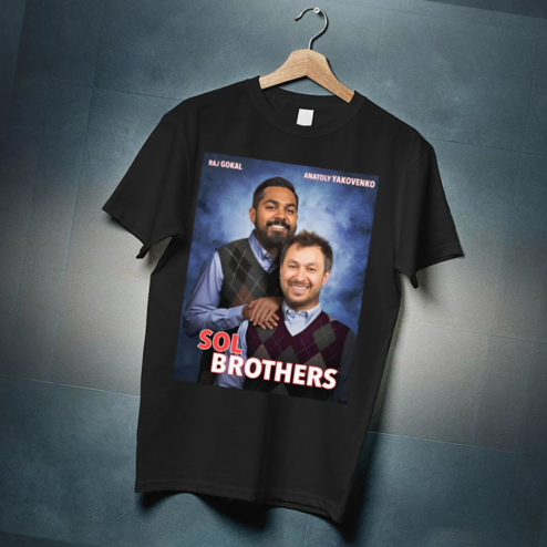 Raj Gokal And Anatoly Yakovenko Sol Brothers Shirt