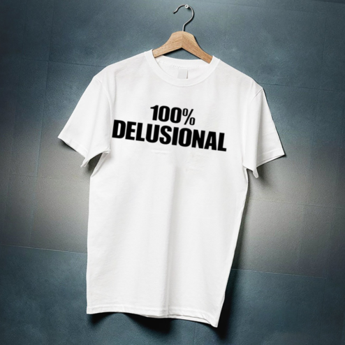 Diabolicalpree Wearing 100 Percent Delelusional Shirt