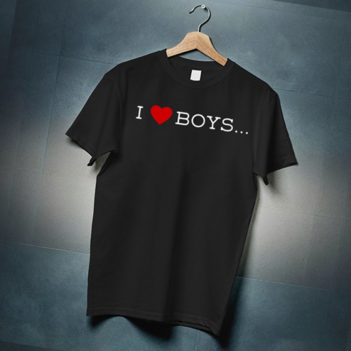 I Love Boy With Other Boys Shirt