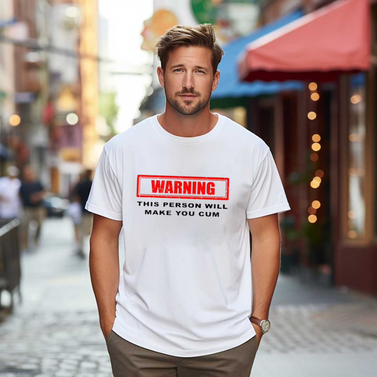 Jerry Warning This Person Will Make You Cum Shirt