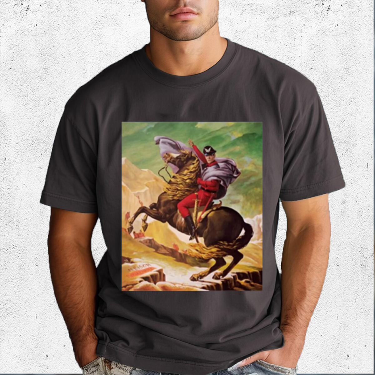 M Bison Crossing The Alps Wall Street Fighter 1994 Shirt M Bison Crossing The Alps Wall Street Fighter 1994 Shirt
