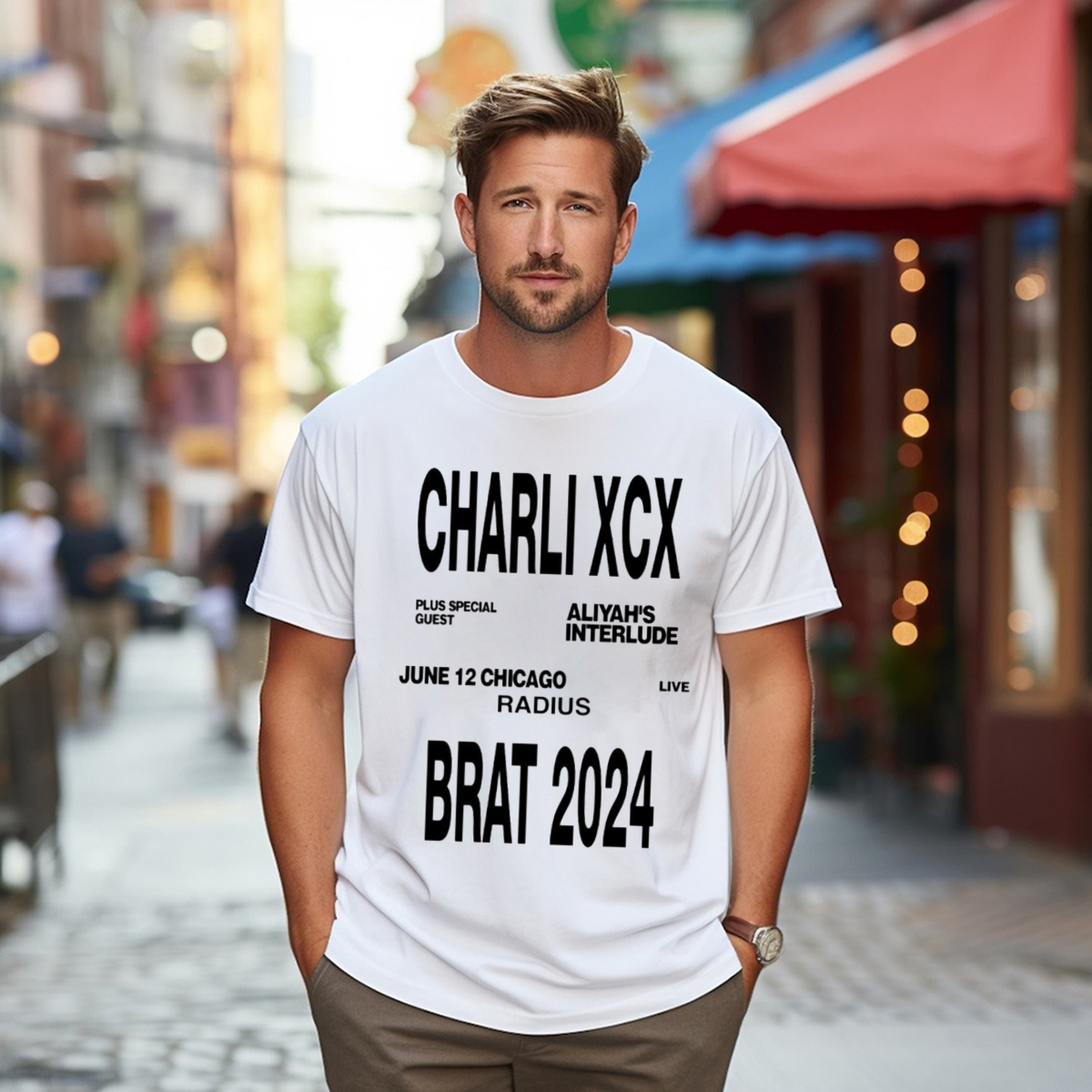 Charli XCX Plus Special Guest Aliyahs Interlude June 12 Chicago Live Radius Brat 2024 Shirt