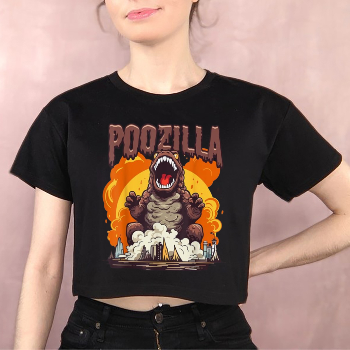 Godzilla Poozilla Explosive Monstrous Diarrhea Poop Shirt Godzilla Poozilla Explosive Monstrous Diarrhea Poop Shirt