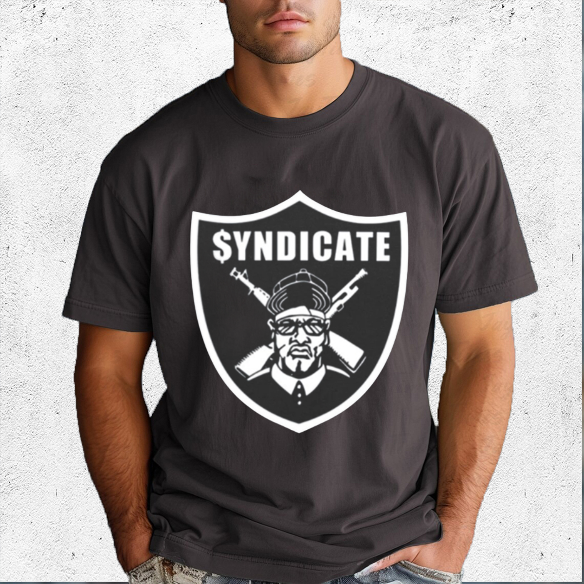 Coco Wearing The Rhyme Syndicate Shirt
