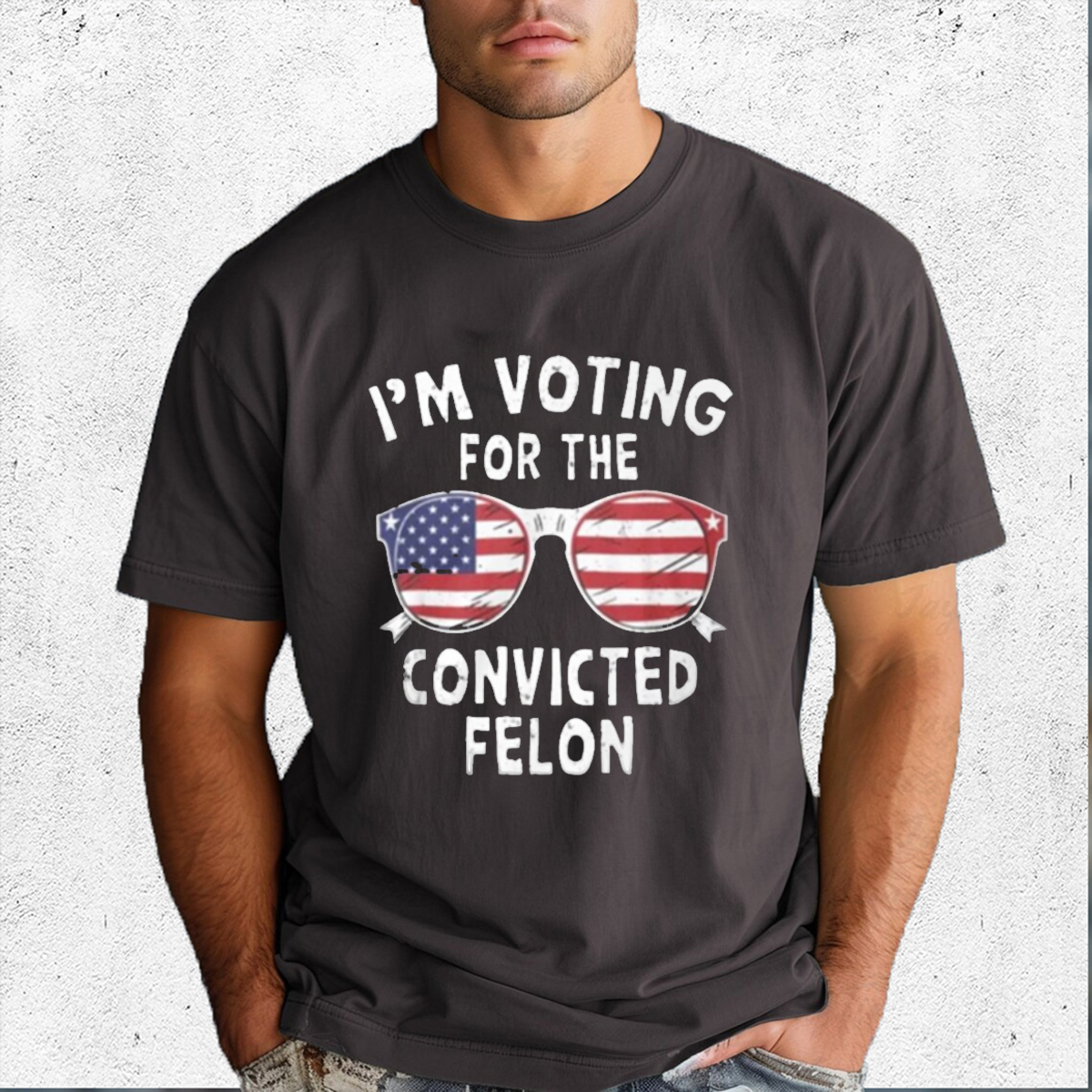 I Am Voting For The Felon 2024 Shirt