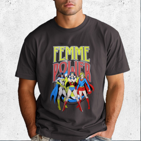 Wonder Woman Femme Power DC Comic Shirt