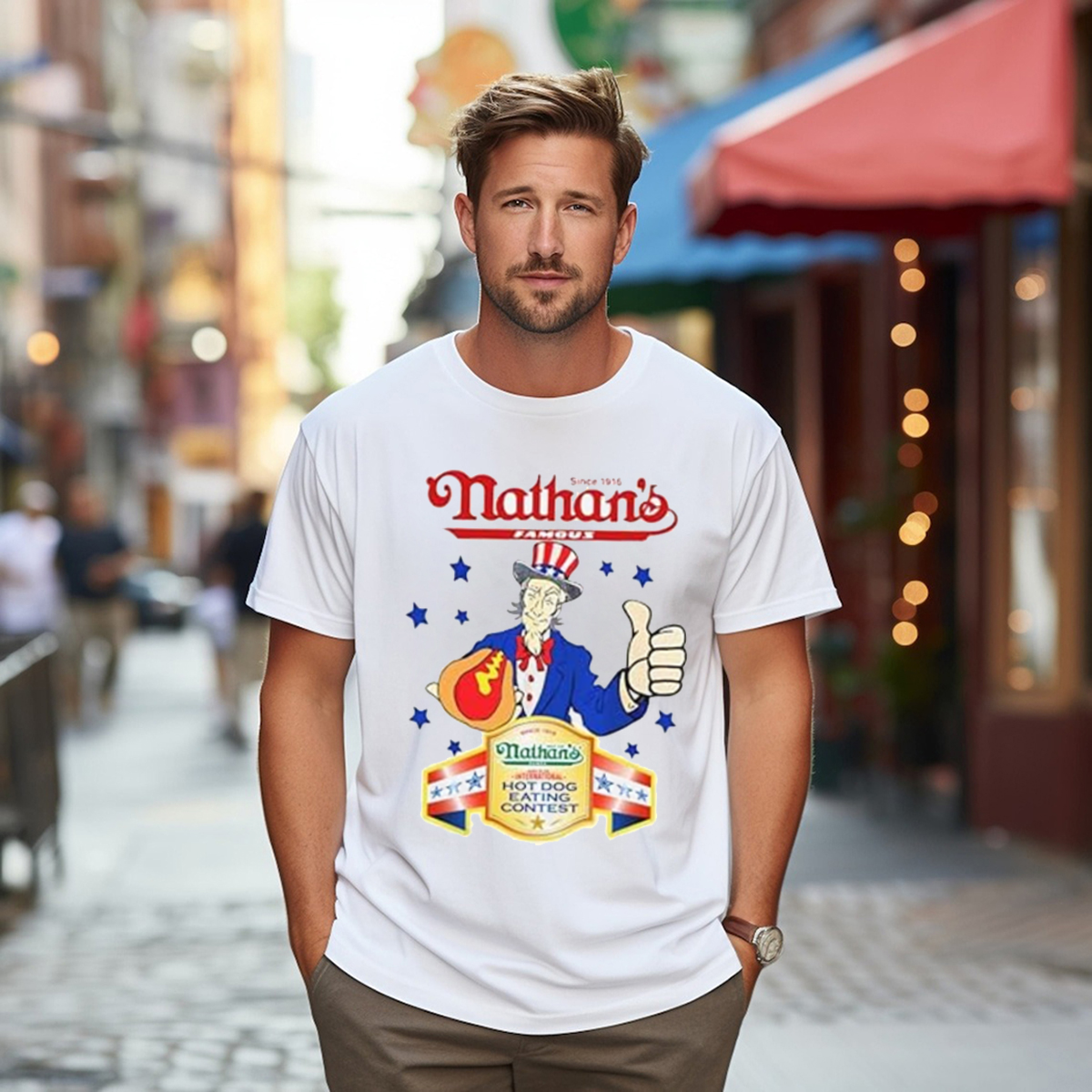 Chestnut Nathans Hot Dog Eating Contest Since 1916 Shirt