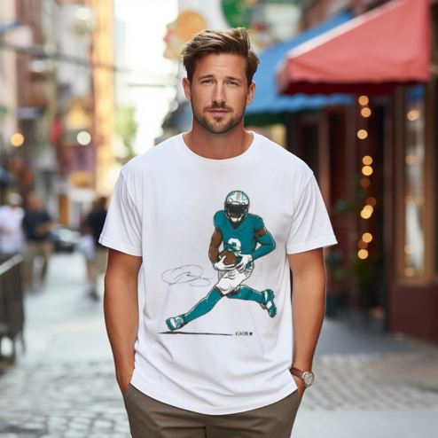 Odell Beckham Jr Miami Dolphins Superstar Pose Signature Shirt