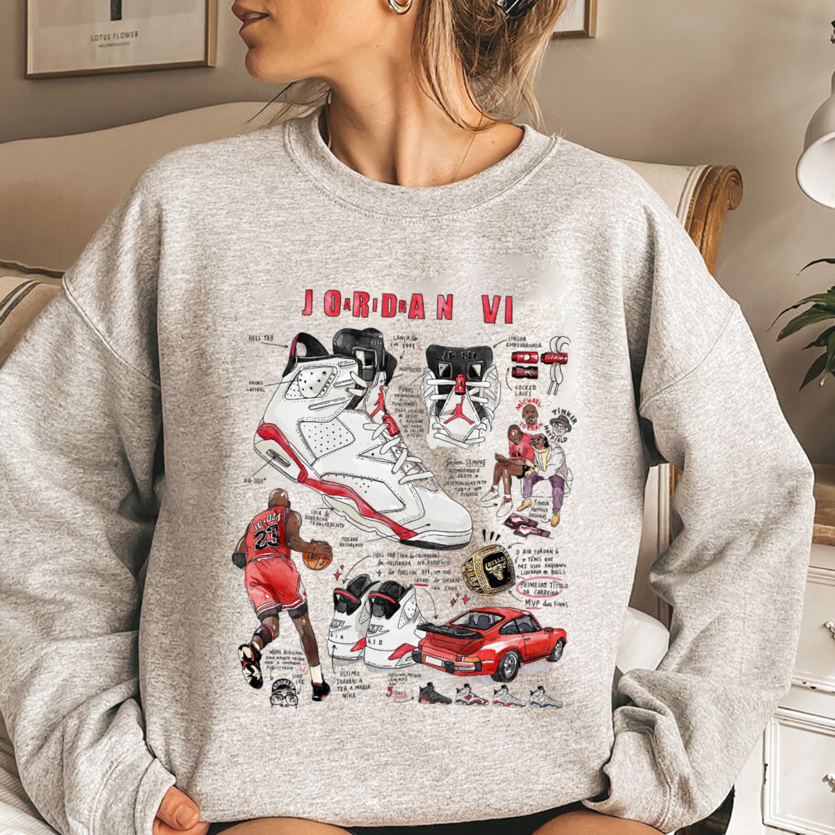 The Air Jordan 6 Shirt The Air Jordan 6 Shirt