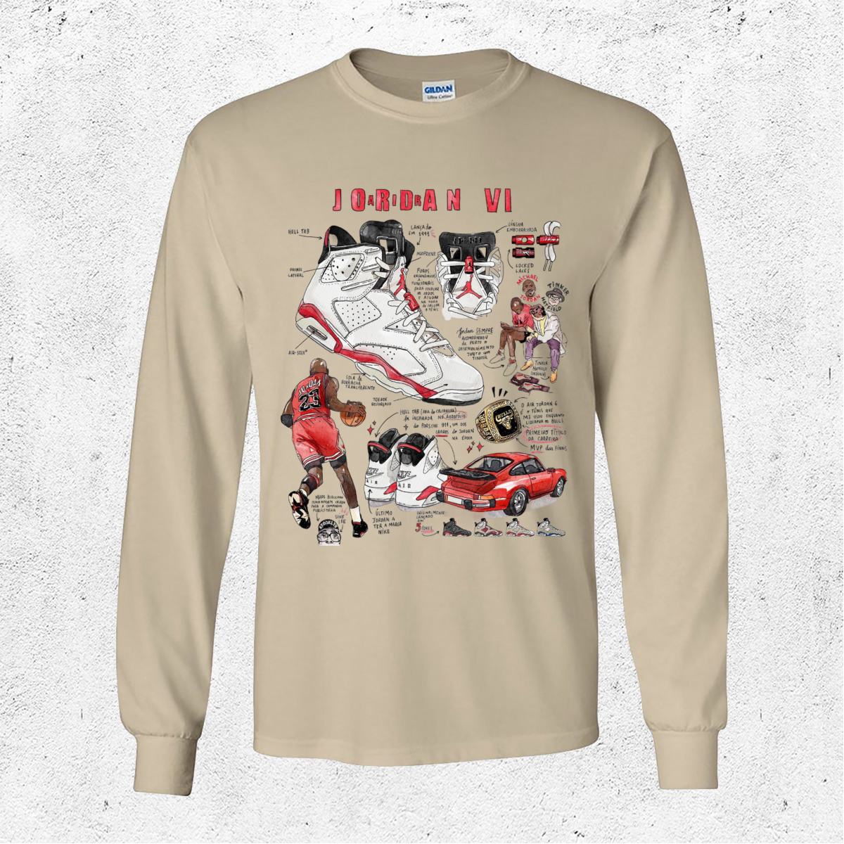 The Air Jordan 6 Shirt The Air Jordan 6 Shirt
